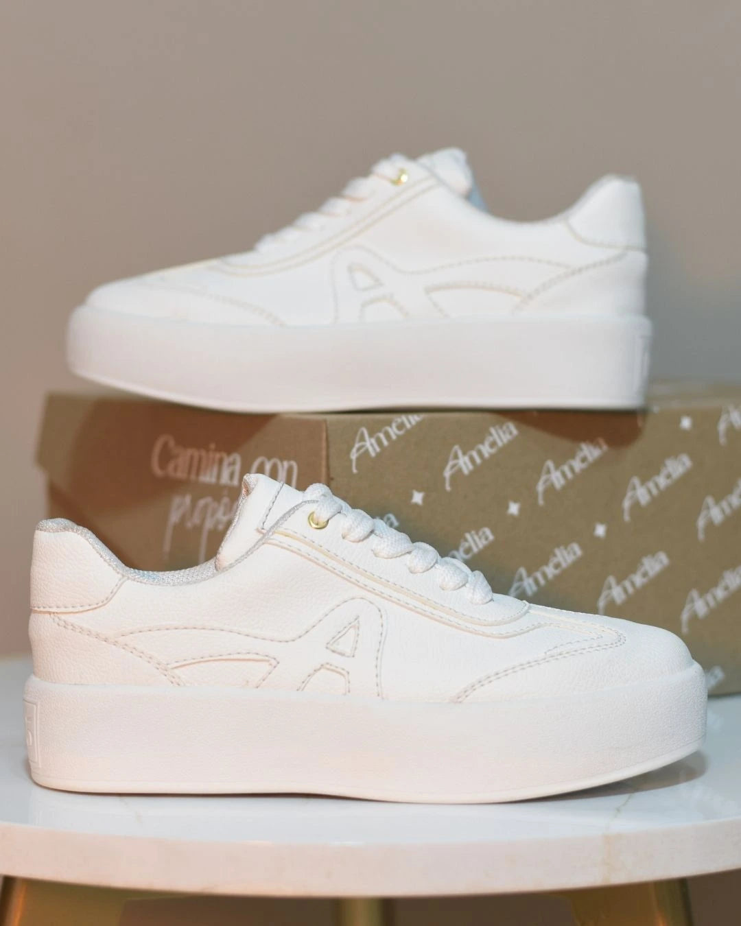 Tenis Cleo White