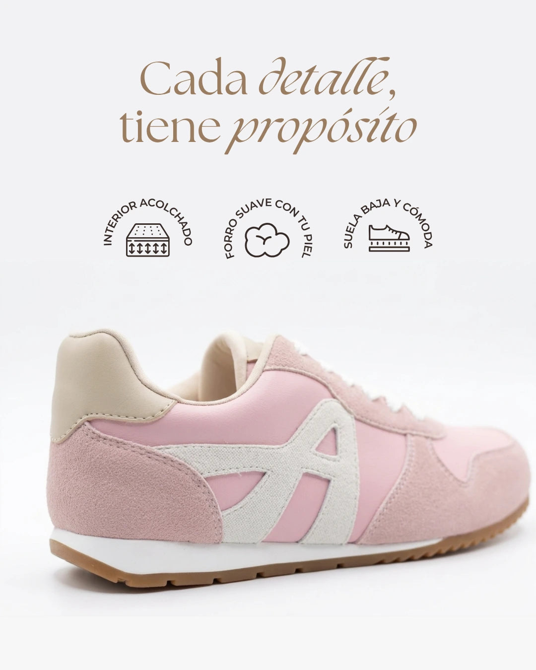 Tenis Liara Rosa