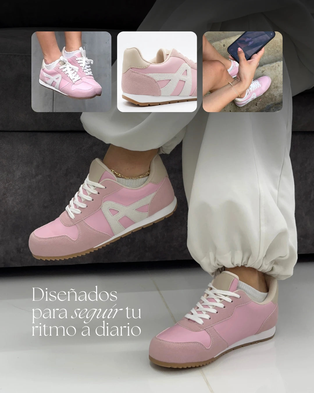Tenis Liara Rosa