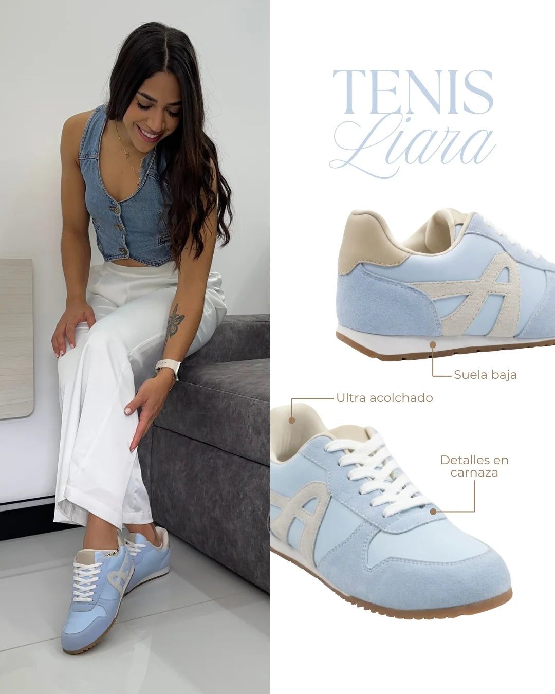 Tenis Liara Azul