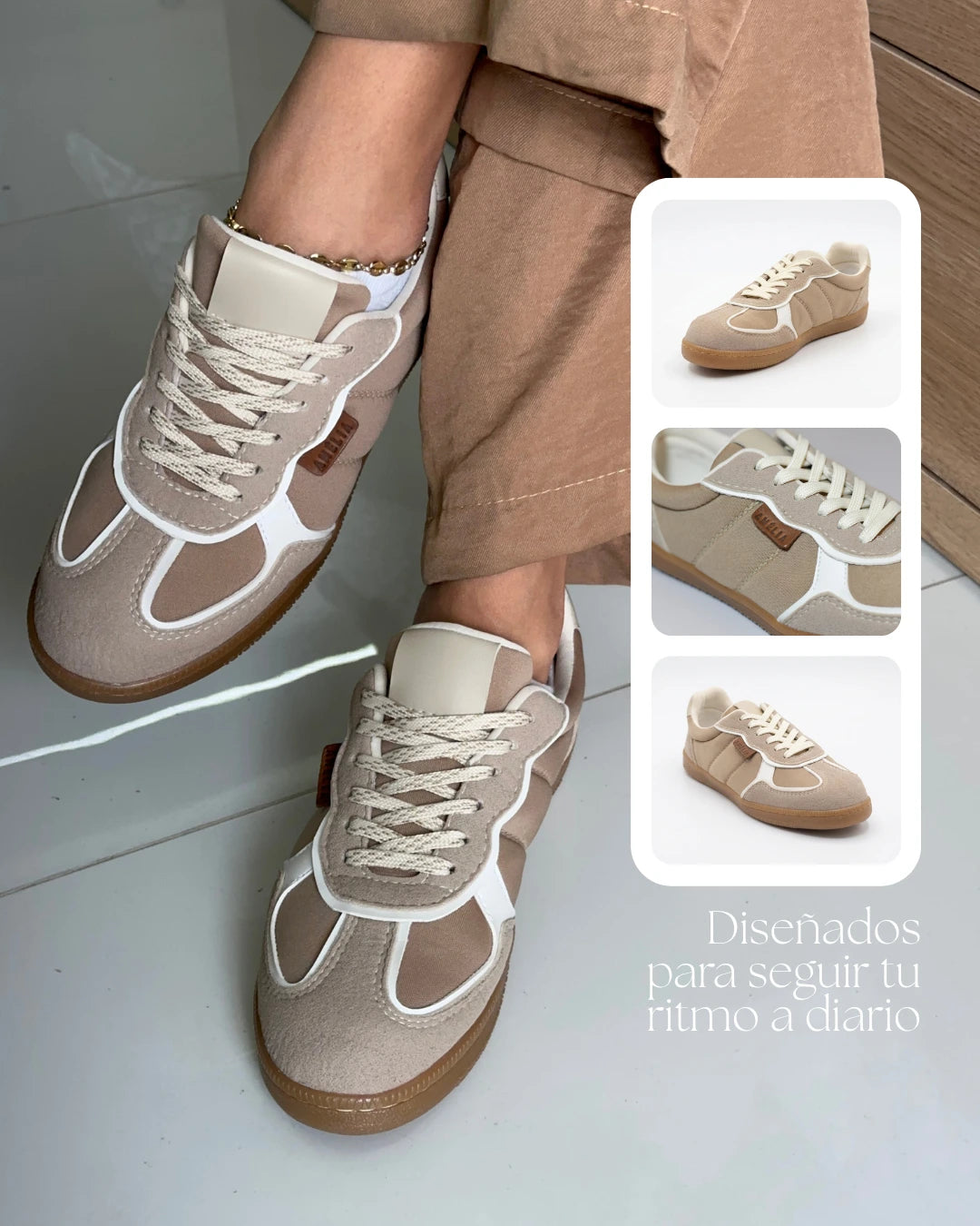 Tenis Aren Beige